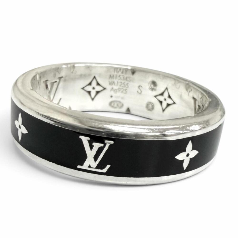 LOUIS VUITTON M1534S Ring - LV Spike AG925 (2025 model) Current model, Black/...